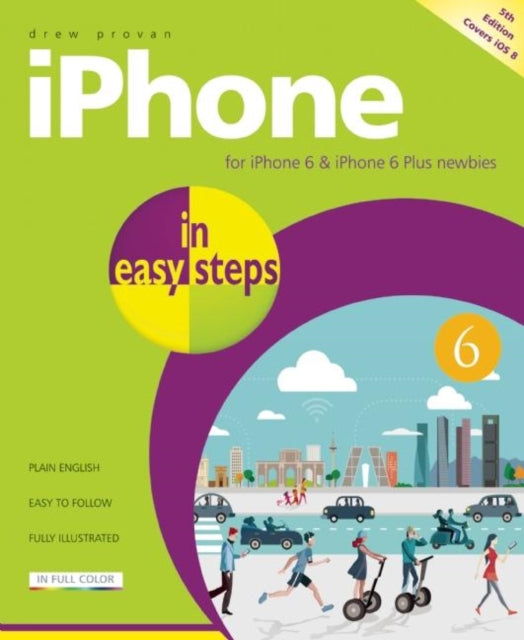 Book cover of: iPhone in Easy Steps. By: Drew Provan