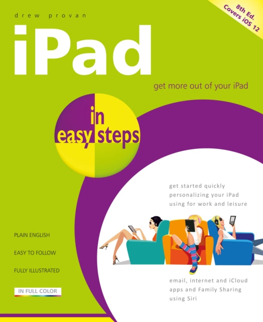 Book cover of: iPad in Easy Steps. By: Drew Provan