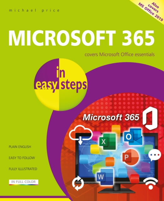 Book cover of: Microsoft 365 in easy steps. By: Price, Michael