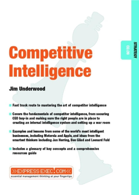 Book cover of: Competitive Intelligence. By: Jim Underwood