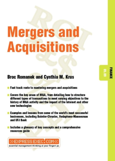 Book cover of: Mergers and Acquisitions. By: Broc Romanek