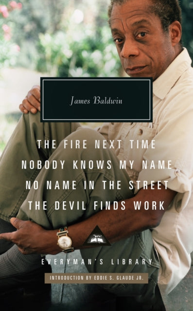 Book cover of: Fire Next Time; Nobody Knows My Name ; No Name  In The  Street; The Devil Finds Work. By: James Baldwin