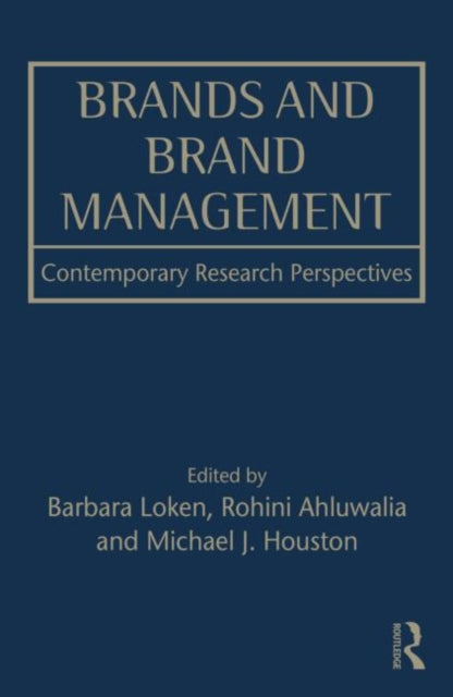 Book cover of: Brands and Brand Management. By: Barbara Loken