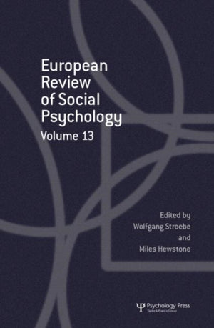 European Review of Social Psychology: Volume 13