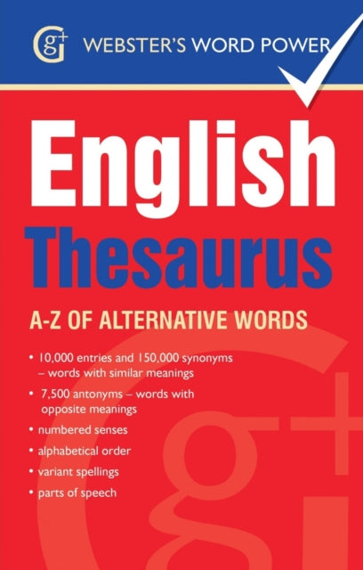 Book cover of: Webster's Word Power English Thesaurus. By: Betty Kirkpatrick