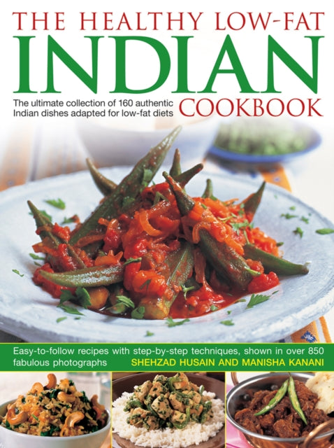 Book cover of: Healthy Low Fat Indian Cooking. By: Shezhad Husain