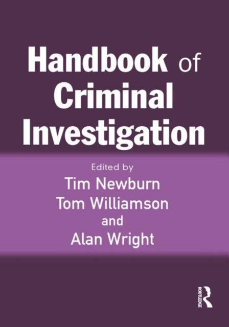 Book cover of: Handbook of Criminal Investigation