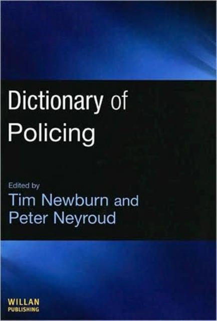 Book cover of: Dictionary of Policing