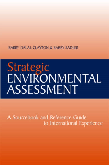 Book cover of: Strategic Environmental Assessment. By: Barry Dalal-Clayton
