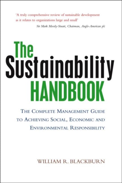 Book cover of: Sustainability Handbook. By: William R. Blackburn