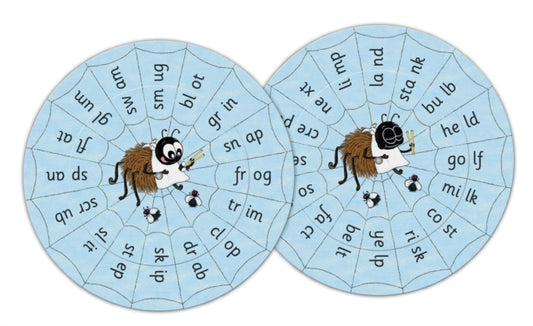 Book cover of: Jolly Phonics Blends Wheels. By: Sue Lloyd Sara Wernham