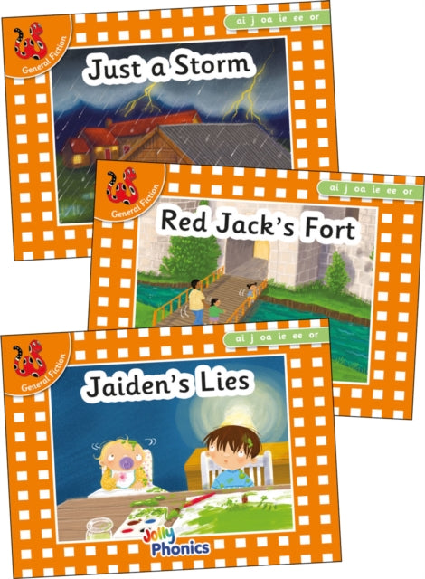Book cover of: Jolly Phonics Orange Level Readers Set 4. By: Louise Van-Pottelsberghe