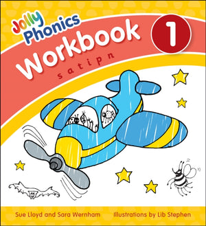 Jolly Phonics Workbook 1, in Precursive Letters (British English edition)