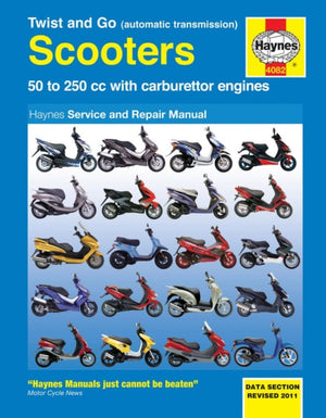 Twist And Go (Automatic Transmission) Scooters Service And Repair Manual