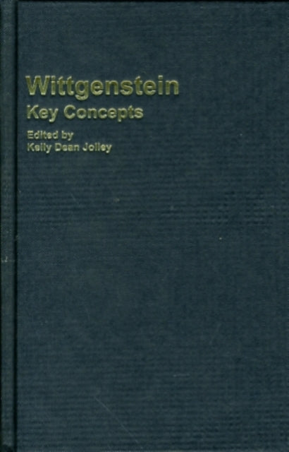 Book cover of: Wittgenstein. By: Kelly Dean Jolley