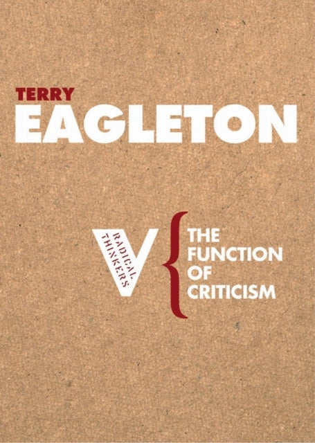 Book cover of: Function of Criticism. By: Terry Eagleton