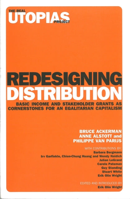 Book cover of: Redesigning Distribution. By: Philippe van Parijs