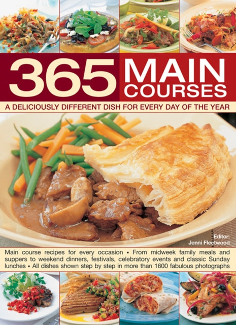 Book cover of: 365 Main Courses. By: Jenni Fleetwood