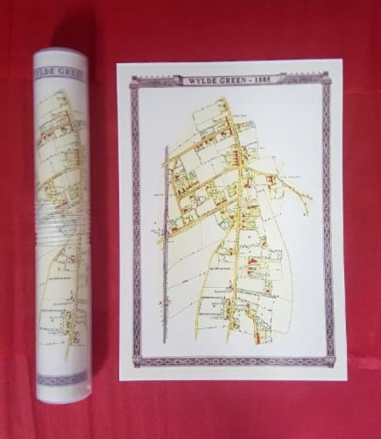 Book cover of: Wylde Green 1885 - Old Map Supplied Rolled in a Clear Two Part Screw Presentation Tube - Print Size 45cm x 32cm
