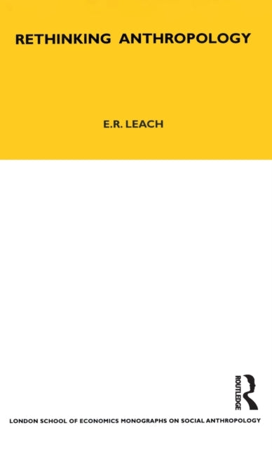 Book cover of: Rethinking Anthropology. By: Edmund Ronald Leach
