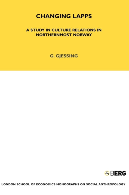 Book cover of: Changing Lapps. By: G. Gjessing