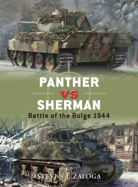 Book cover of: Panther vs Sherman. By: Steve J. Zaloga