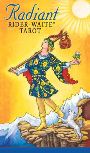 Radiant Rider-Waite Tarot Deck, 78 beautifully illustrated cards and instructional booklet