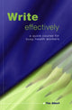 Book cover of: Write Effectively. By: Tim Albert