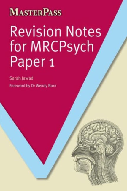 Book cover of: Revision Notes for MRCPsych Paper 1. By: Sarah Jawad