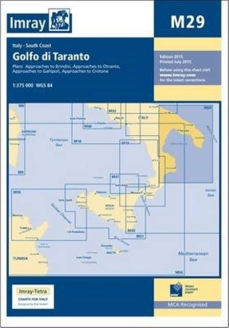 Book cover of: Imray Chart M29