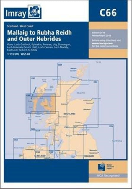 Book cover of: Imray Chart C66