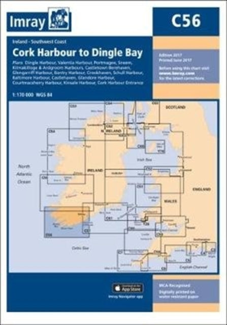 Book cover of: Imray Chart C56
