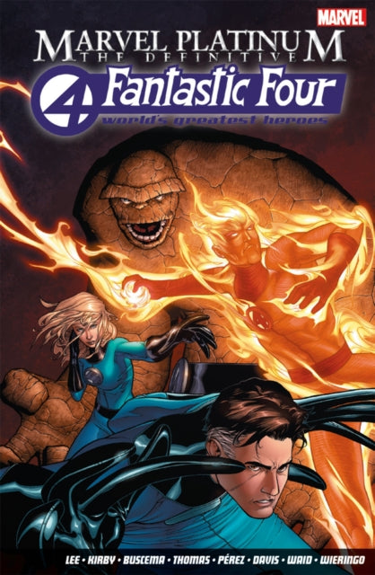 Book cover of: Marvel Platinum: The Definitive Fantastic Four. By: Stan Lee