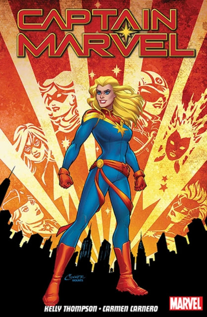 Book cover of: Captain Marvel Vol. 1: Re-Entry. By: Kelly Thompson