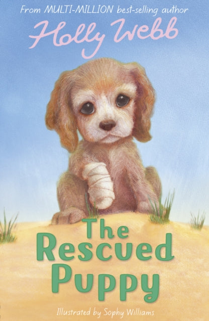 Book cover of: The Rescued Puppy. By: Holly Webb