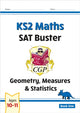 Book cover of: KS2 Maths SAT Buster: Geometry, Measures & Statistics - Book 1 (for the 2026 tests). By: Richard Parsons