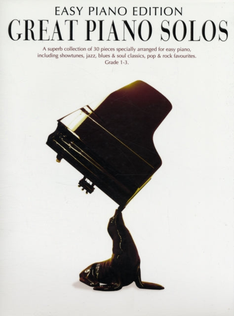 Book cover of: Great Piano Solos - the Black Book Easy Piano Ed.. By: Compilation
