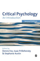 Book cover of: Critical Psychology. By: Dennis R. Fox