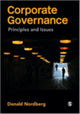 Book cover of: Corporate Governance. By: Donald Nordberg
