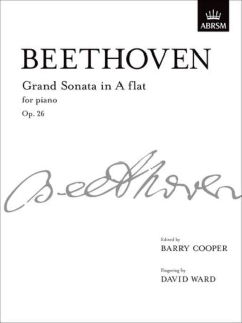 Book cover of: Grand Sonata in A flat major, Op. 26