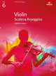 Book cover of: Violin Scales & Arpeggios, ABRSM Grade 6. By: DIVERS AUTEURS