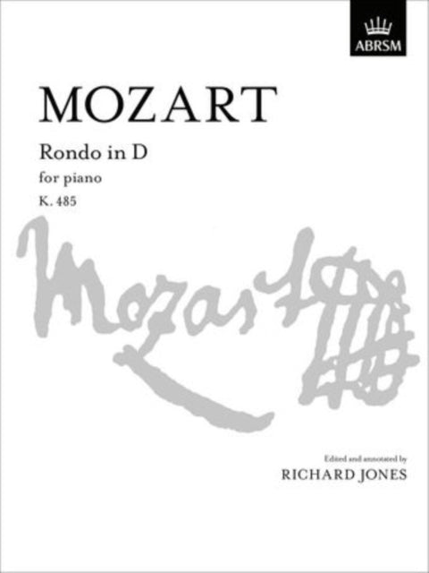Book cover of: Rondo in D, K. 485