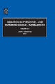 Book cover of: Research in Personnel and Human Resources Management. By: Joseph J. Martocchio