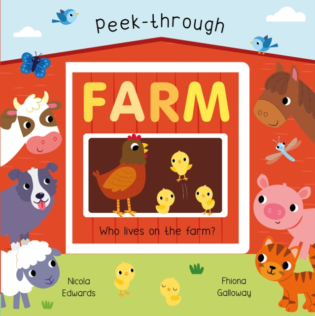 Book cover of: Peek-Through Farm. By: Fhiona Galloway