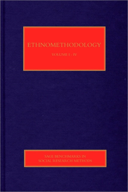 Book cover of: Ethnomethodology. By: Wes Sharrock