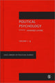 Book cover of: Political Psychology. By: Howard Lavine