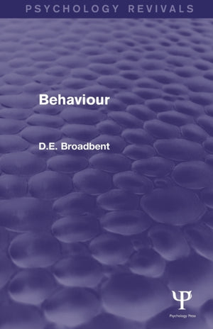 Behaviour (Psychology Revivals)