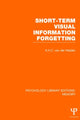 Book cover of: Short-term Visual Information Forgetting (PLE: Memory). By: A. H. C. van der Heijden