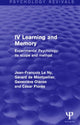 Book cover of: Experimental Psychology Its Scope and Method: Volume IV. By: Gérard de Montpellier