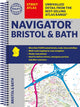 Book cover of: Philip's Navigator Street Atlas Bristol  & Bath. By: Philip's Maps